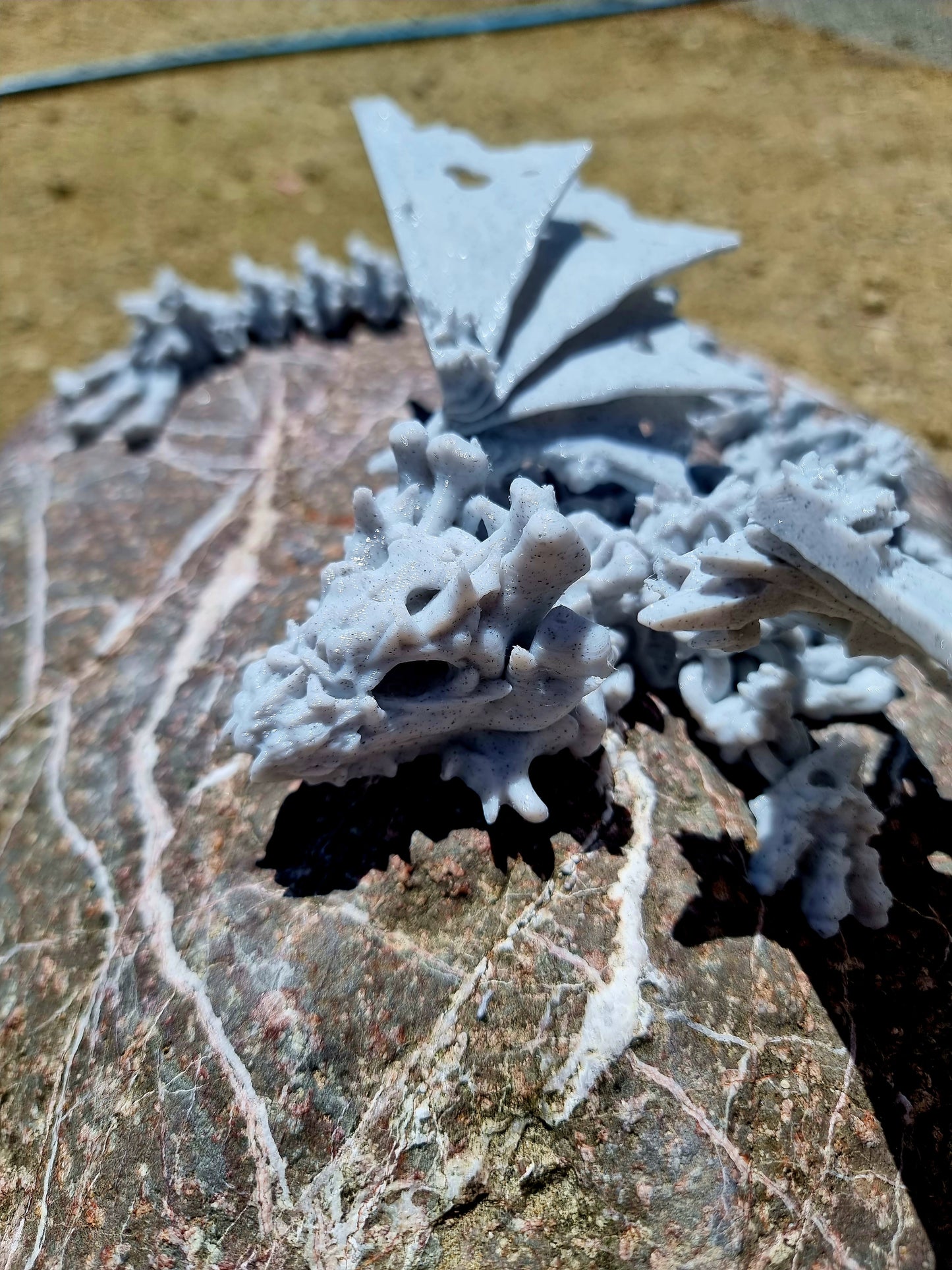 Baby Bone Shaker Dragon - 3D Printed - Cinderwing3D